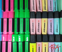 colour coded highlighting